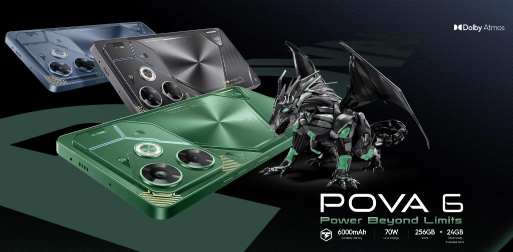TECNO Pova 6 with 6.78″ FHD+ 120Hz AMOLED display, 6000mAh battery and Pova 6 Neo with 7000mAh battery announced